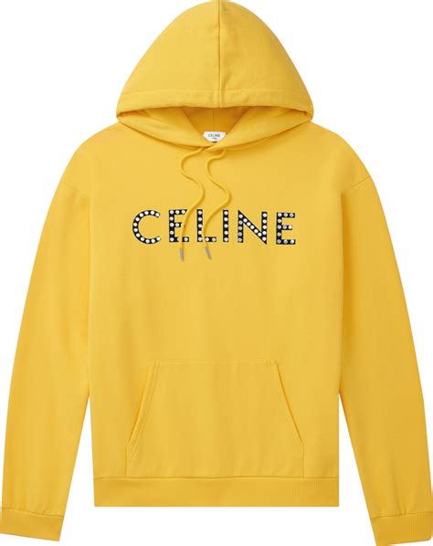 celine yellow hoodie|celine hoodie cheap.